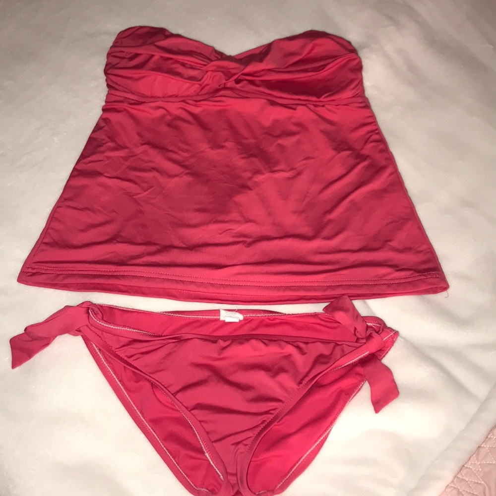 Mossimo Coral Tankini
